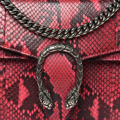 Gucci Snakeskin Small Dionysus Shoulder Bag Hot Pink 8 of 10