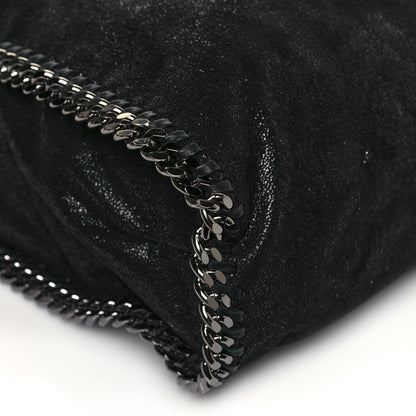 Stella McCartney Metallic Shaggy Deer Big Falabella Tote Black 4 of 11