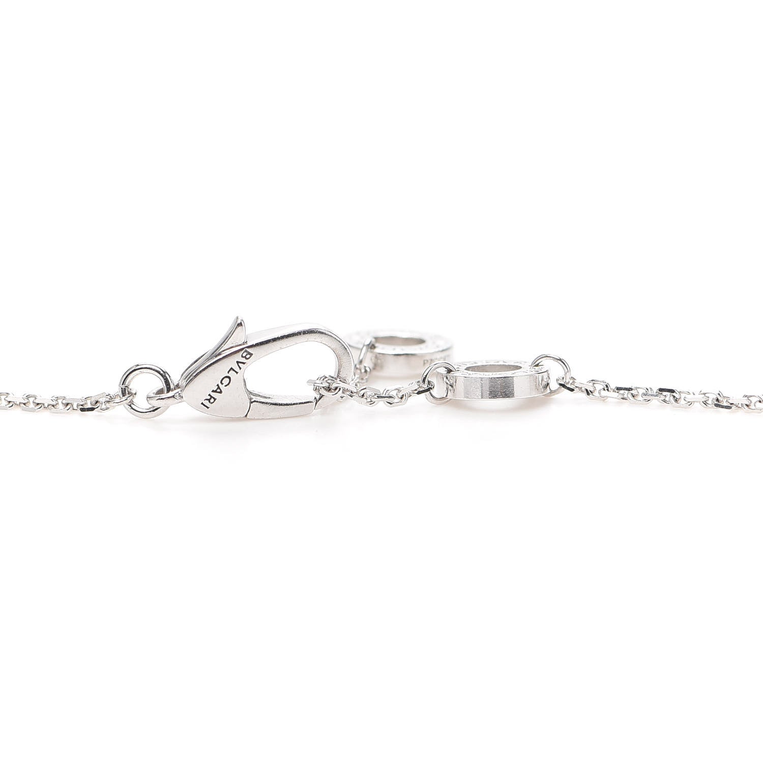Bulgari 18K White Gold Diamond Divas' Dream Pave Necklace 4 of 7