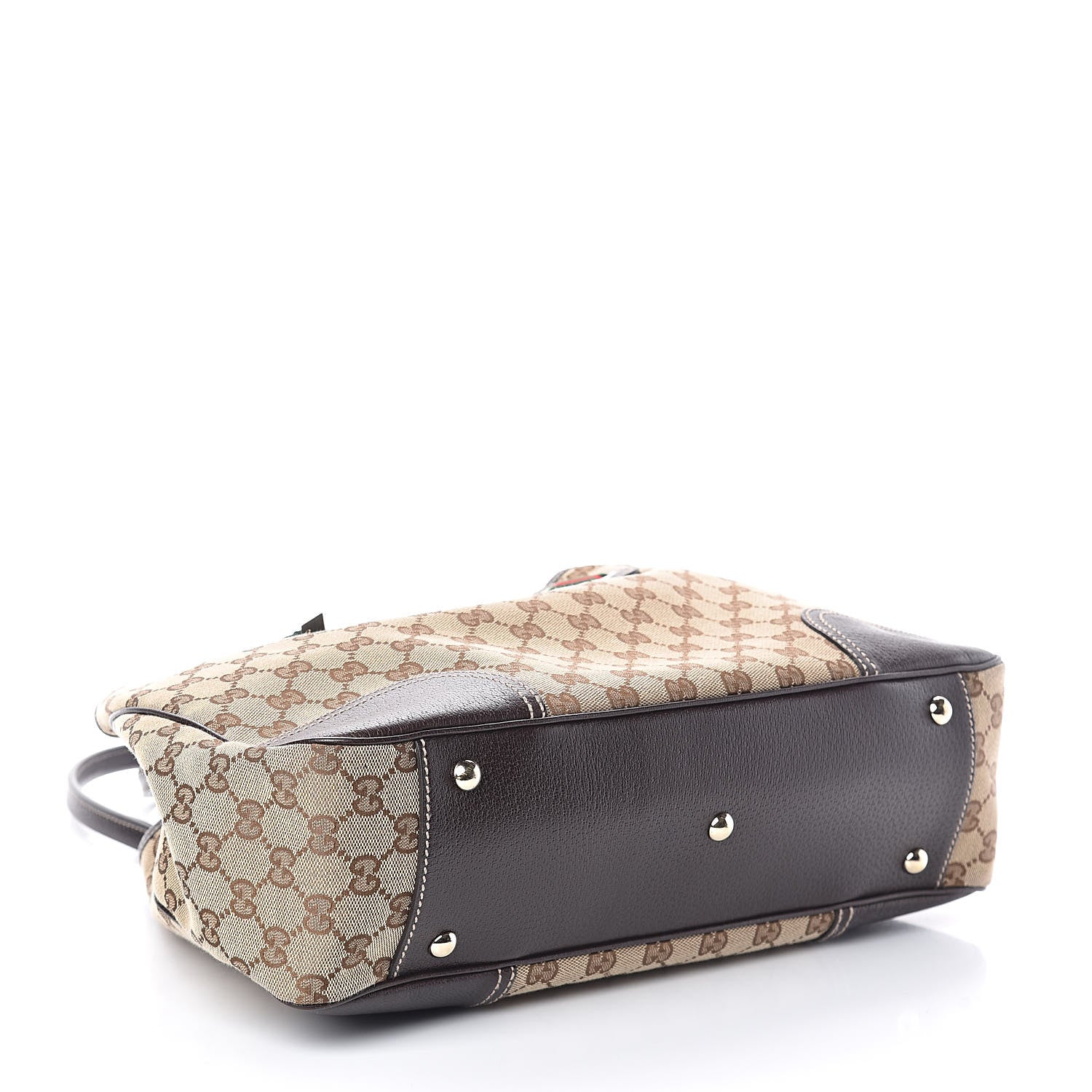 Gucci Monogram Medium Princy Tote Dark Brown 4 of 9