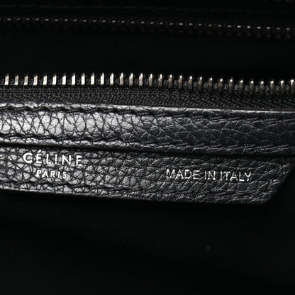 Celine Drummed Calfskin Micro Luggage Black 6 of 9