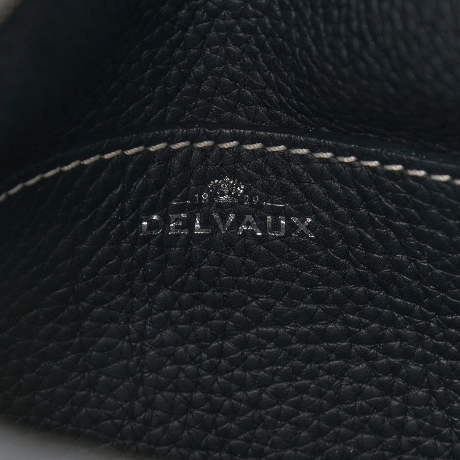 Delvaux Taurillon Le Pin Shoulder Bag Black 5 of 9