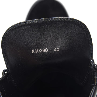 Louis Vuitton Suede Calfskin Monogram Laureate Platform Desert Boots 40 Black 7 of 7