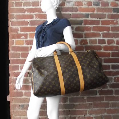 Louis Vuitton Monogram Keepall 50 2 of 11