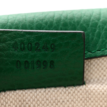 Gucci Pebbled Calfskin Small Dionysus Shoulder Bag Emerald 7 of 10