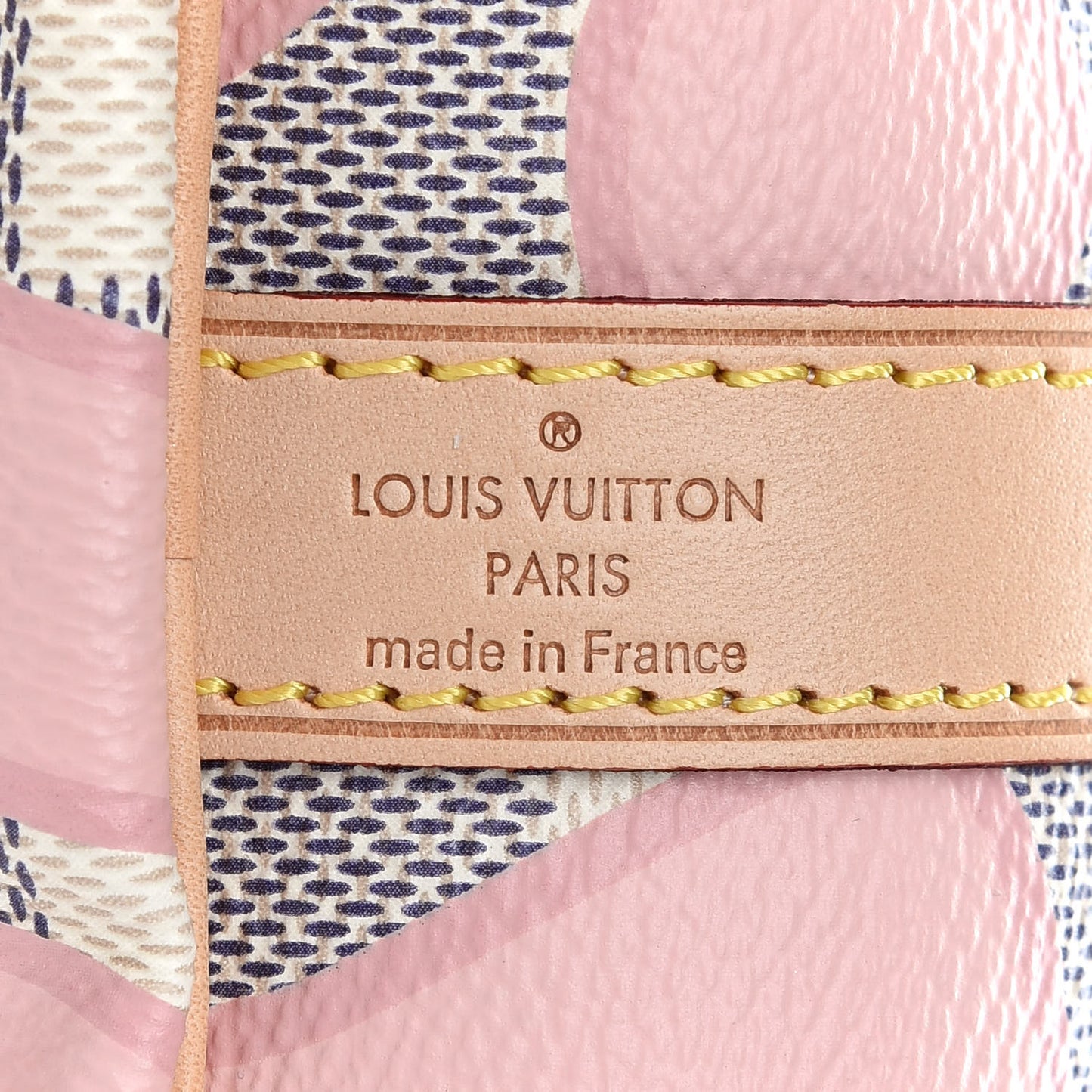 Damier Azur Tahitienne Speedy Bandouliere 30 Rose Ballerine