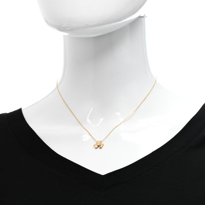 Van Cleef & Arpels 18K Yellow Gold Diamond Mini Frivole Pendant Necklace 2 of 6