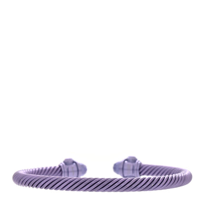 David Yurman Aluminum 5mm Renaissance Bracelet Lavender 1 of 5