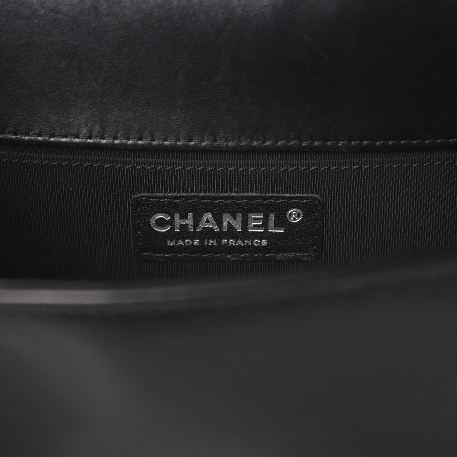 Chanel Lambskin Quilted Medium Boy Flap Black 6 of 12