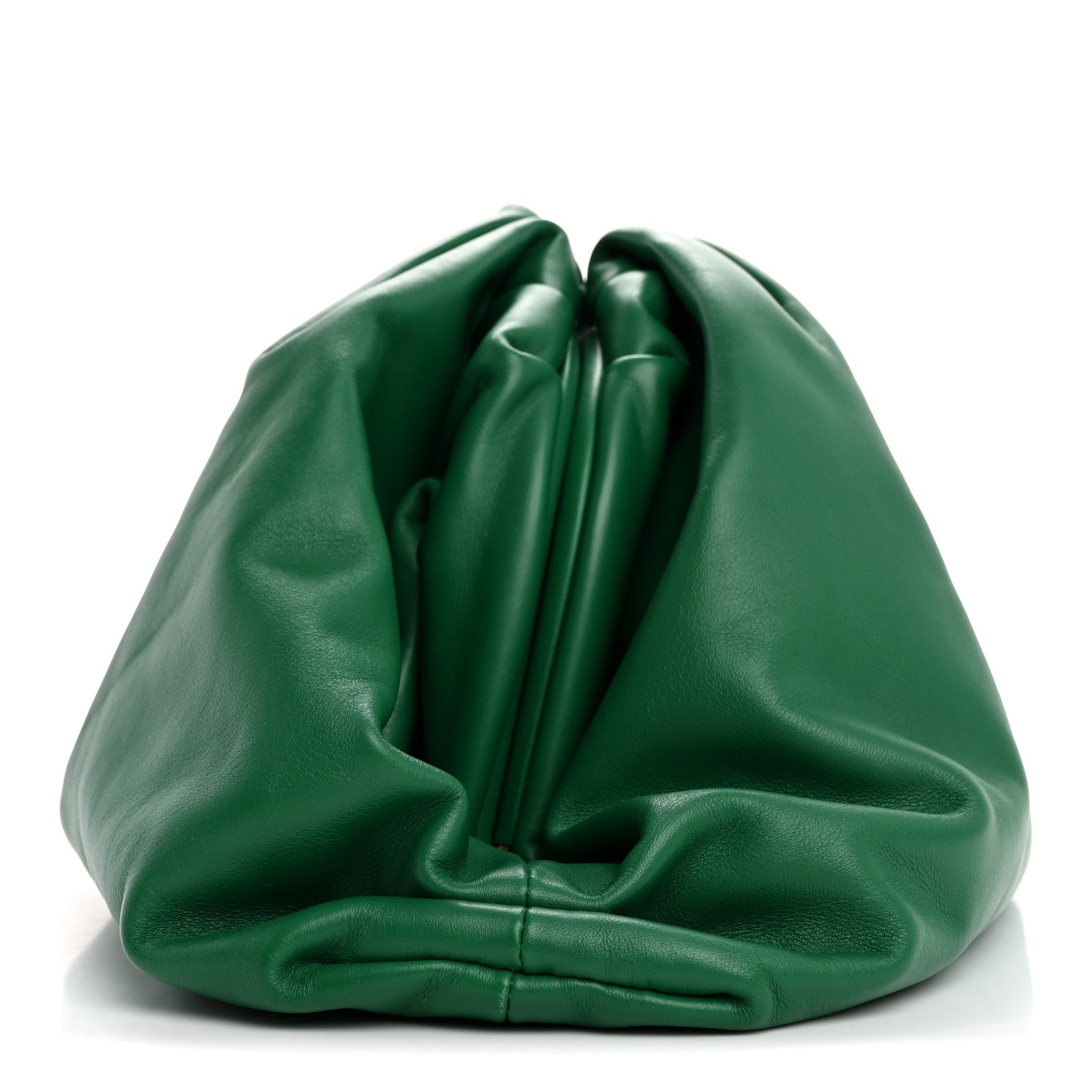 Bottega Veneta Smooth Butter Calf The Pouch Oversized Clutch Racing Green 10 of 12