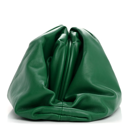 Bottega Veneta Smooth Butter Calf The Pouch Oversized Clutch Racing Green 10 of 12