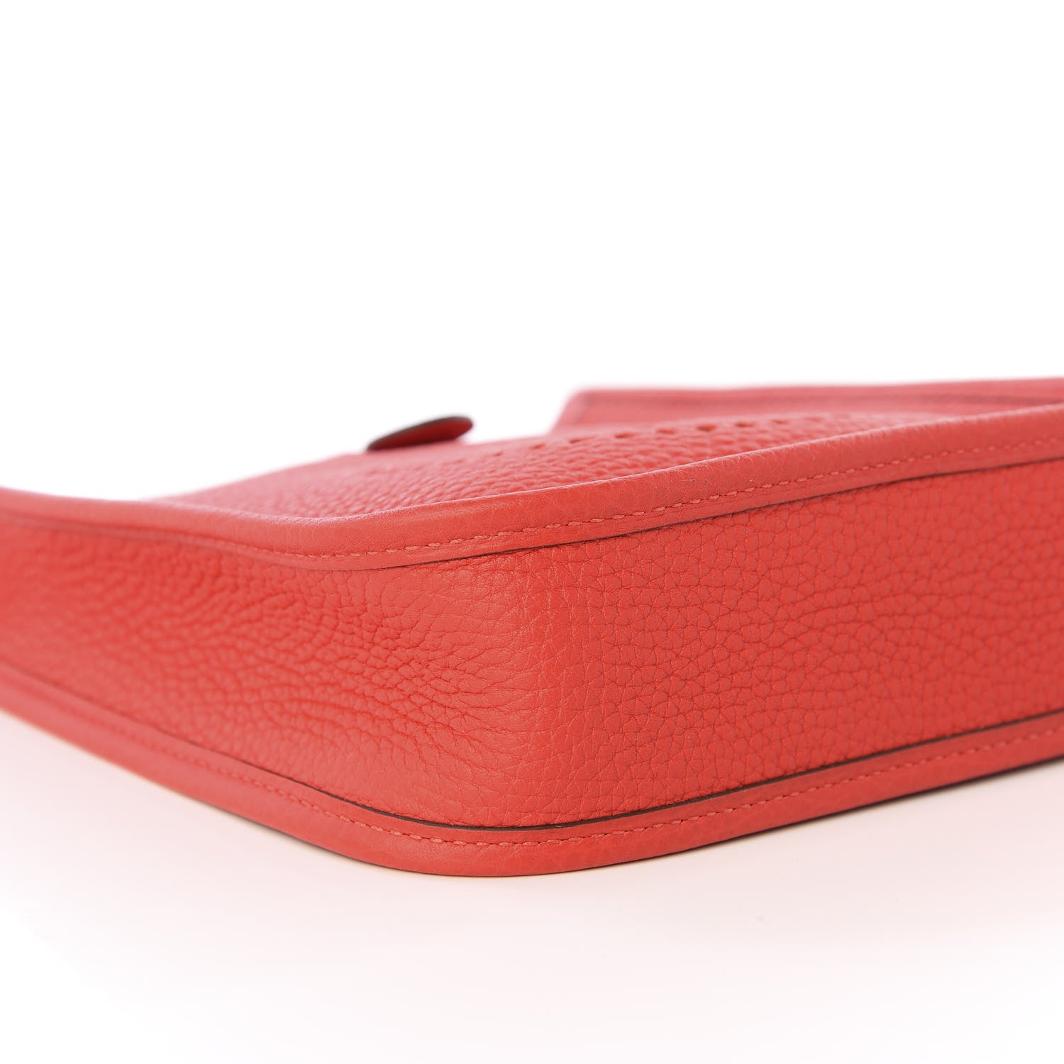 Hermes Taurillon Clemence Evelyne TPM Rouge Tomate 5 of 9
