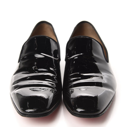 Christian Louboutin Patent Mens Dandelion Flat Loafers 43 Black 2 of 14