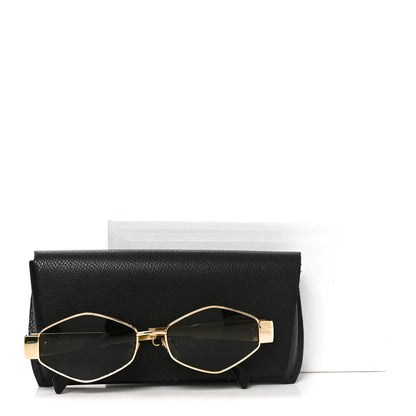 Celine Metal Triomphe 02 Sunglasses CL40254U Gold Green 7 of 7