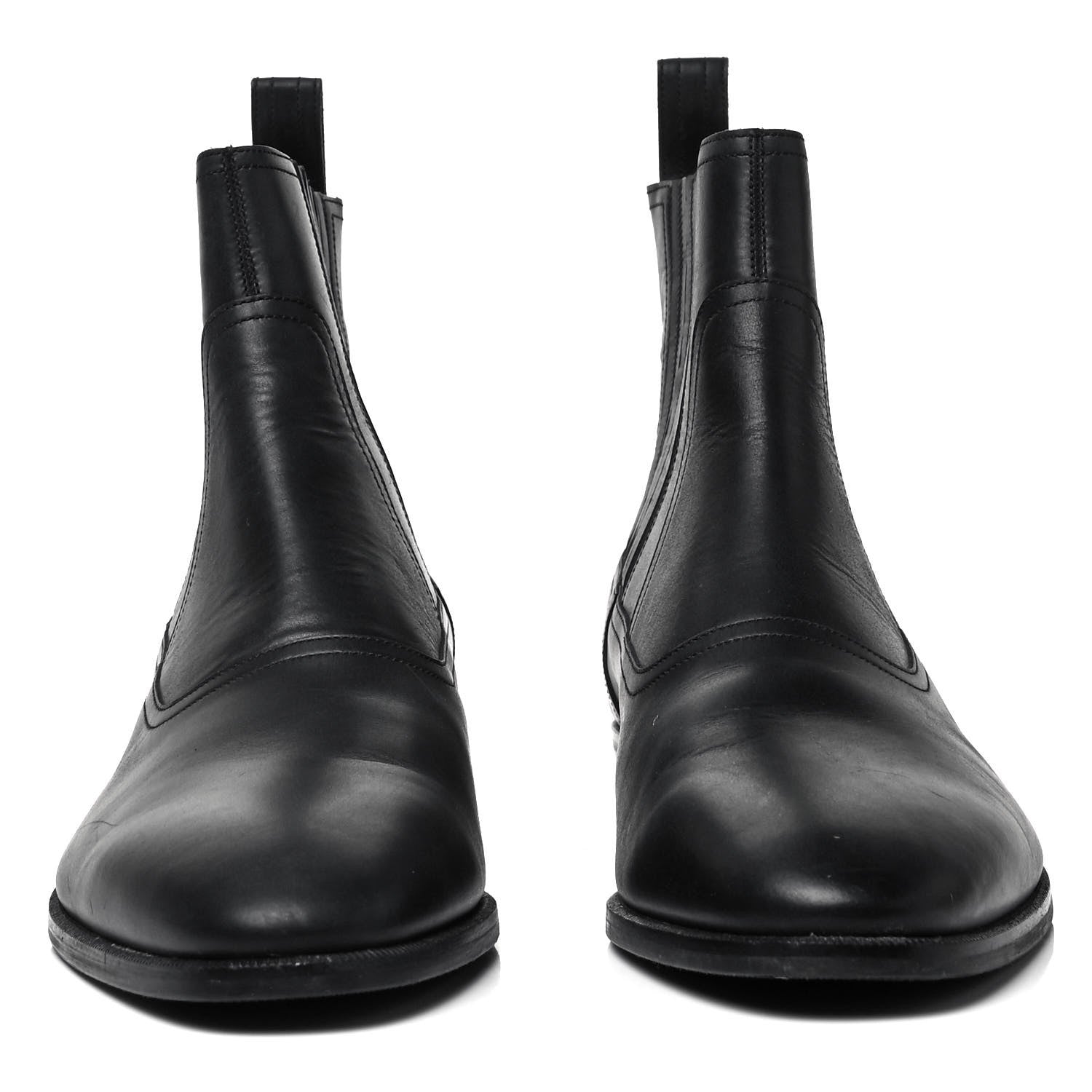 Gucci Calfskin Mens Spirit Chelsea Boots 8 Black 2 of 8