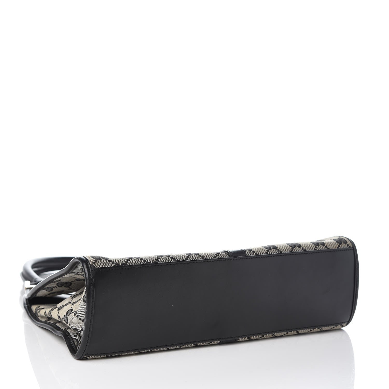 Gucci Monogram Bardot Shoulder Bag Black 4 of 8
