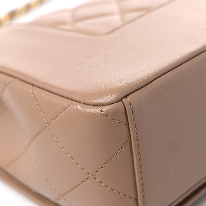 Chanel Sheepskin Quilted Vintage Mademoiselle Flap Beige 10 of 13
