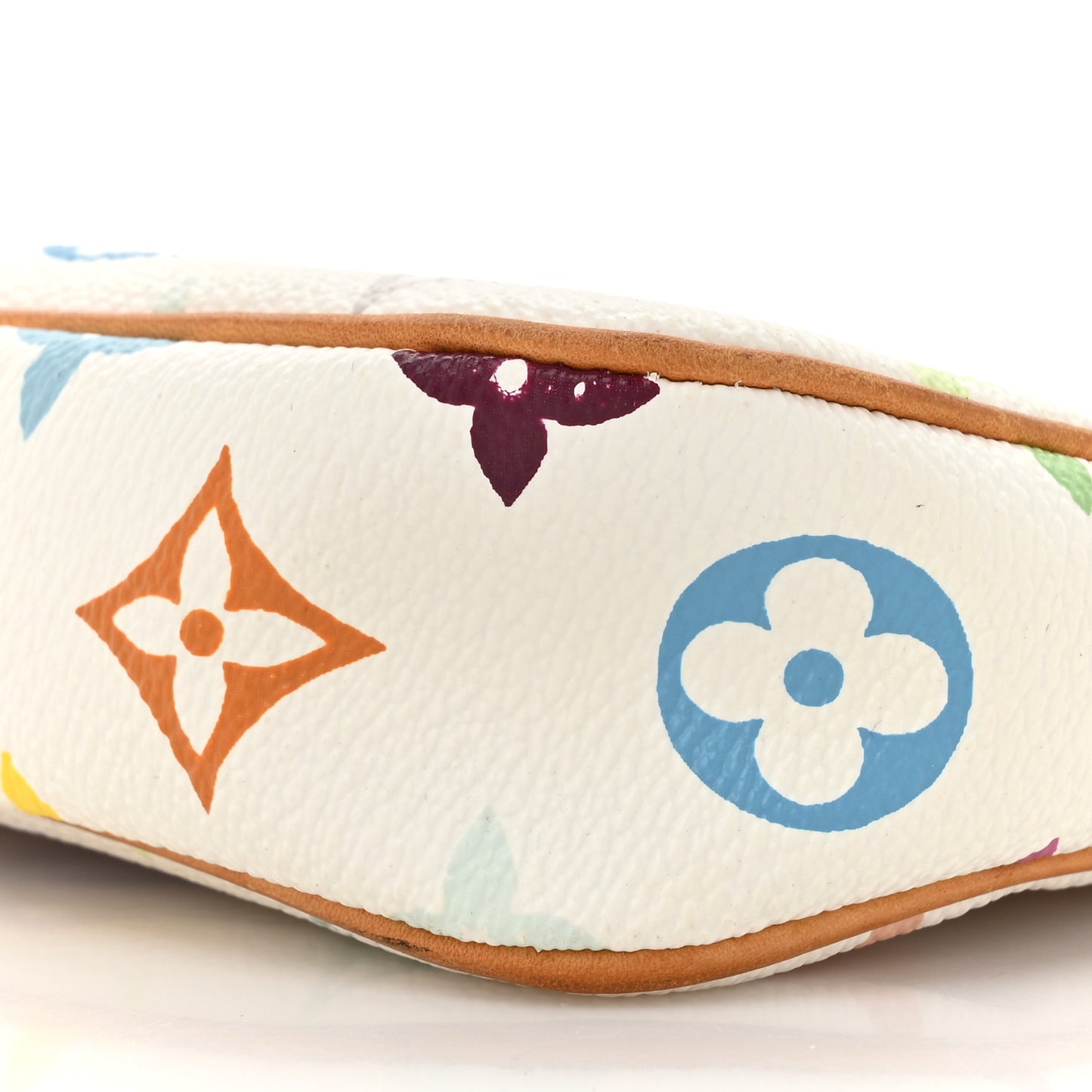 Monogram Multicolor Pochette Accessories White