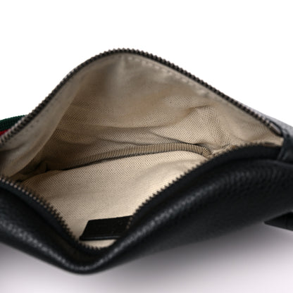 Gucci Grained Calfskin Small Logo Belt Bag Black 5 of 9