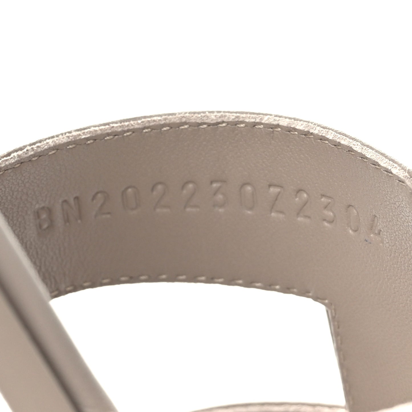 Box Calfskin Oran Sandals 40 Beige Mastic