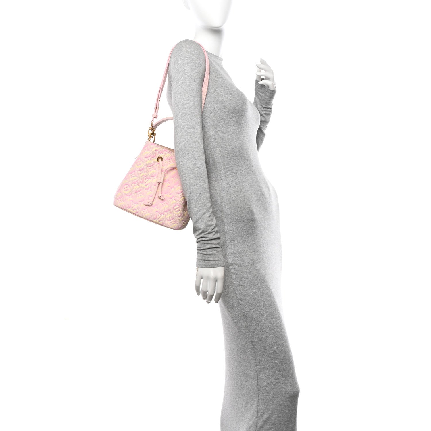 Louis Vuitton Empreinte Monogram Summer Stardust Neonoe BB Pink 2 of 12