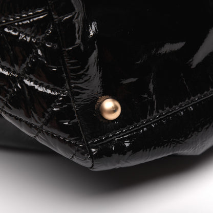 Chanel Vinyl Rock and Chain Bowler Black 15 of 21