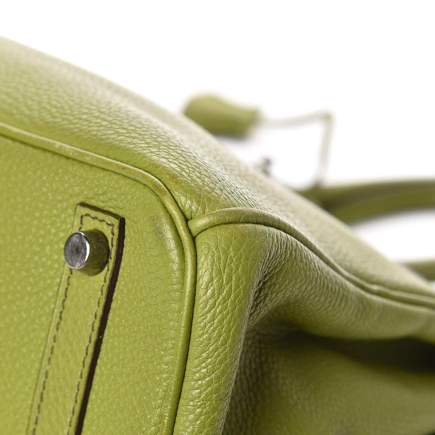 Hermes Togo Birkin 30 Vert Anis 37 of 44