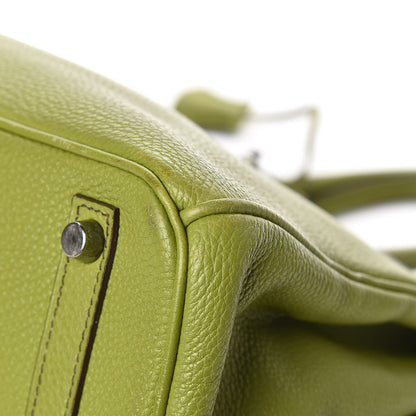 Hermes Togo Birkin 30 Vert Anis 37 of 44