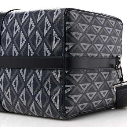 Christian Dior Coated Canvas CD Diamond Lingot 50 Bag Navy 9 of 9