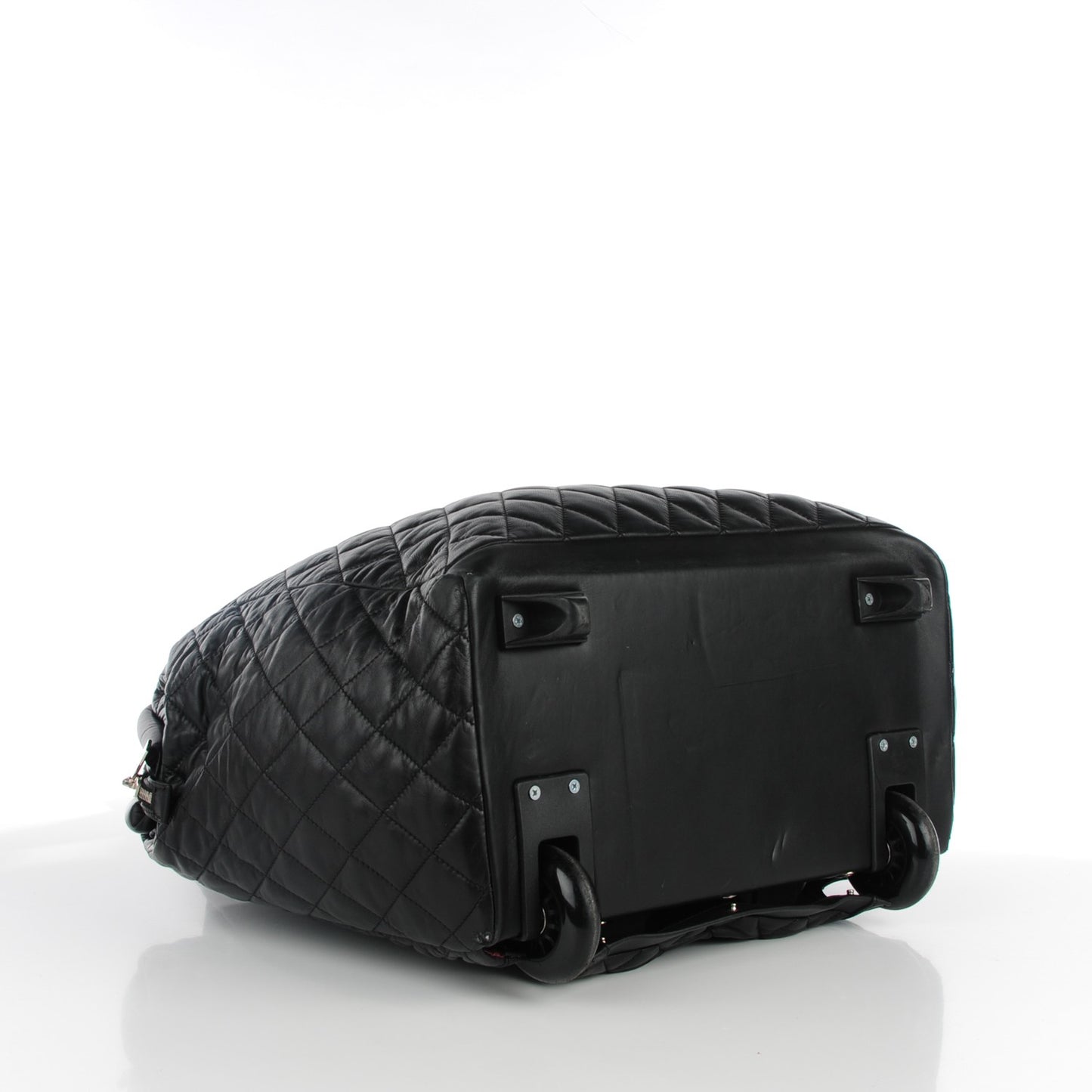 Lambskin Quilted Coco Cocoon Trolley Black
