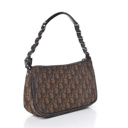 Christian Dior Monogram Romantique Shoulder Bag Pochette Brown 2 of 8