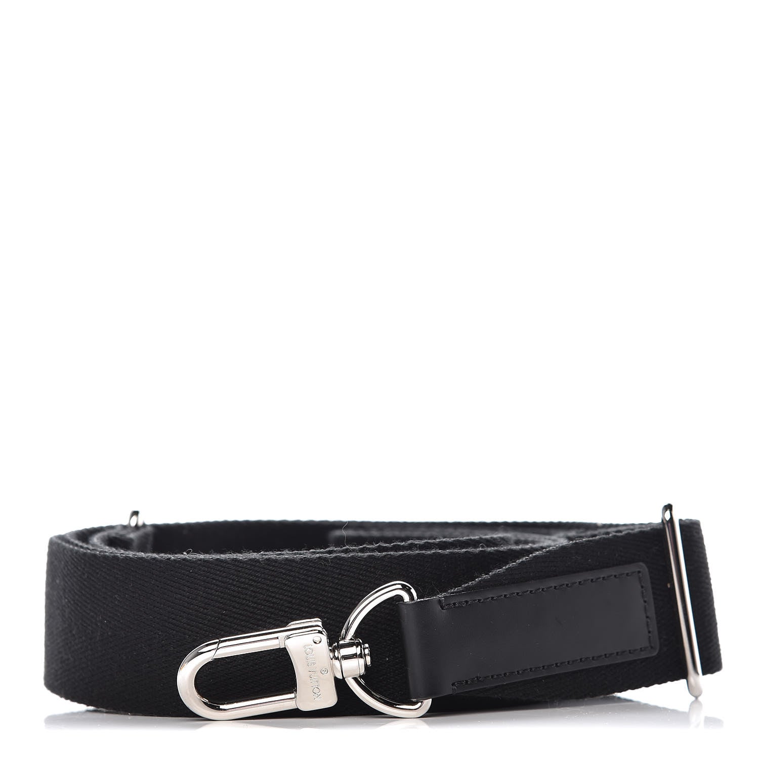 Louis Vuitton Canvas Adjustable Shoulder Strap Black 1 of 3