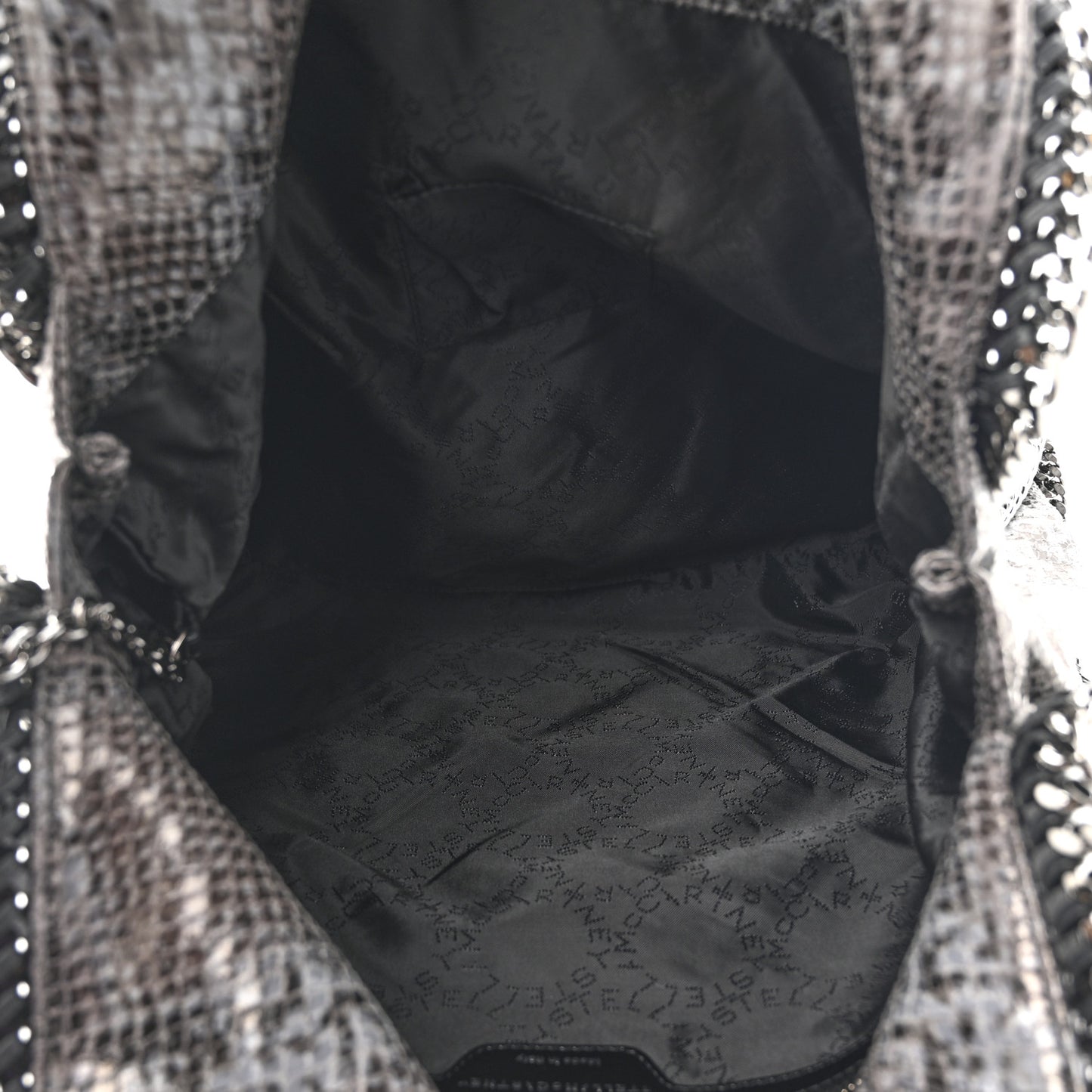 Eco Python Big Falabella Hobo Dark Grey