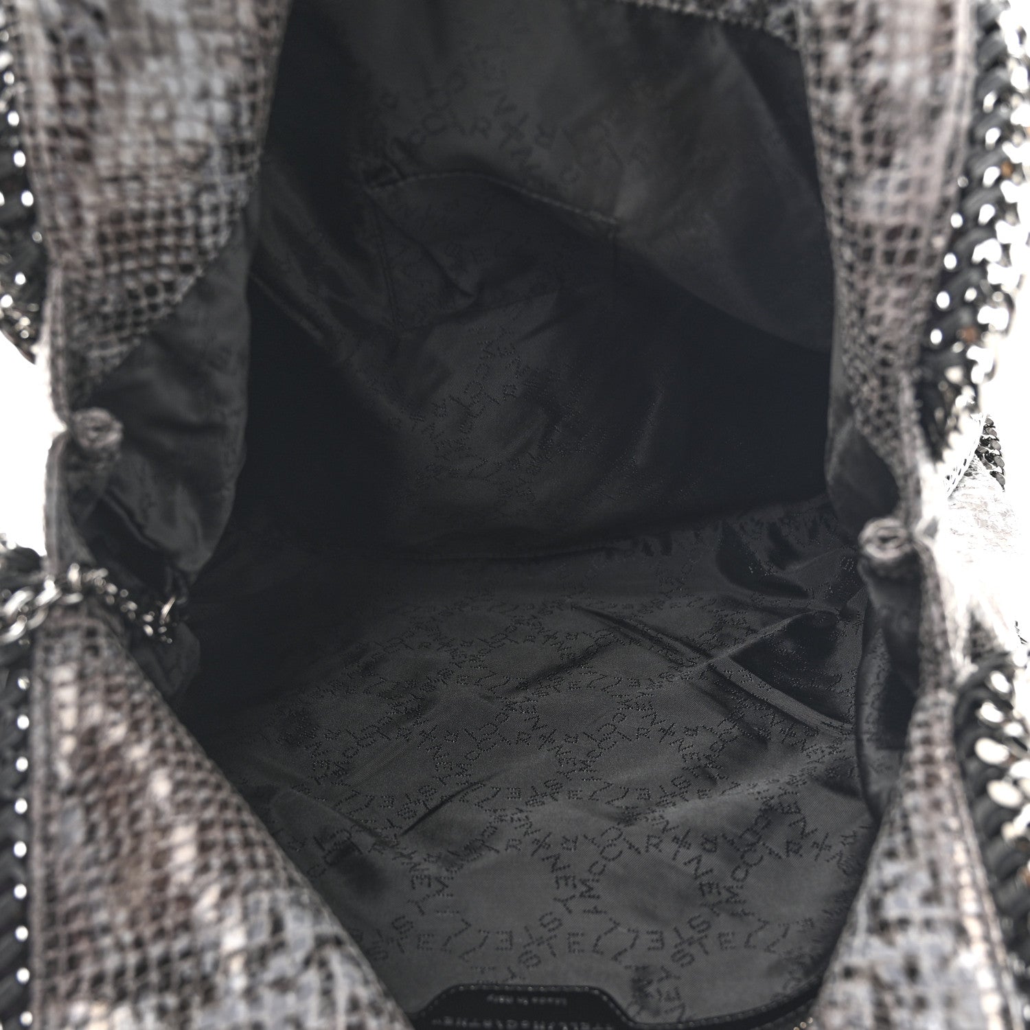 Stella McCartney Eco Python Big Falabella Hobo Dark Grey 6 of 11
