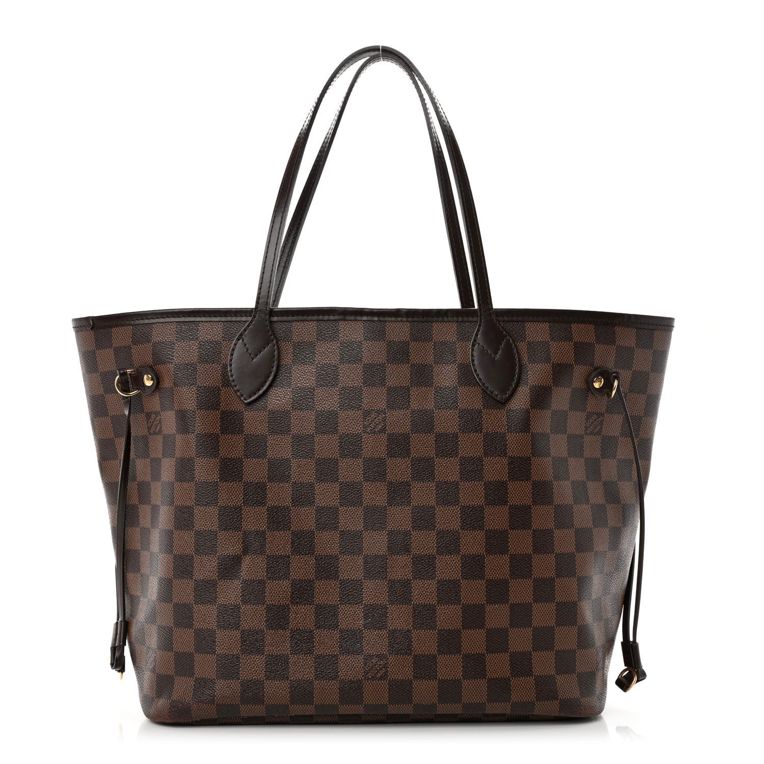 Louis Vuitton Damier Ebene Neo Neverfull MM Rose Ballerine 1 of 13