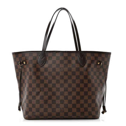Louis Vuitton Damier Ebene Neo Neverfull MM Rose Ballerine 1 of 13