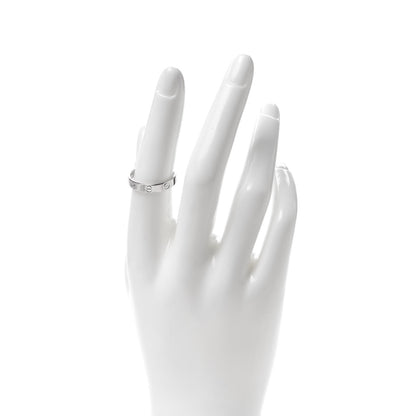 Cartier Platinum 3.5mm LOVE Wedding Band Ring 55 7.25 2 of 4