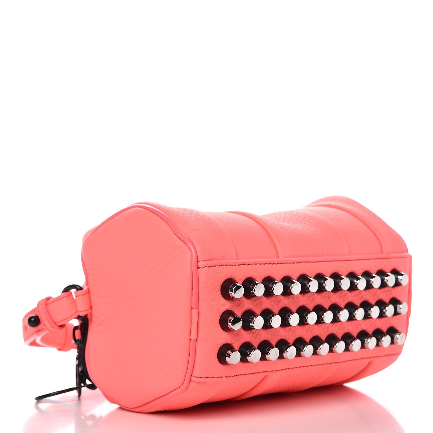 Alexander Wang Pebbled Lambskin Mini Rockie Fluo Coral 5 of 9