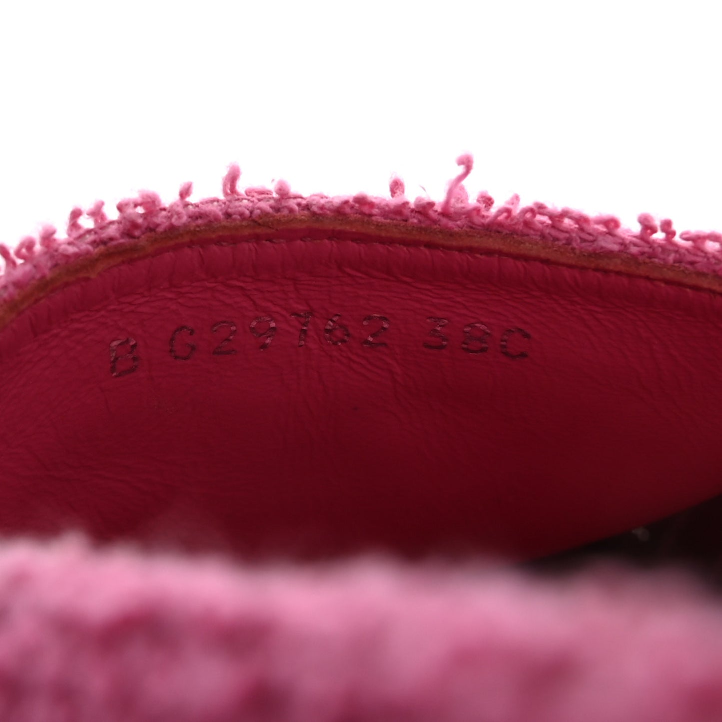 Fabric Grosgrain CC Espadrilles 38 Dark Pink Black