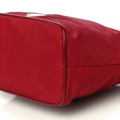 Prada Tessuto Nylon Small Shoulder Bag Red 8 of 16