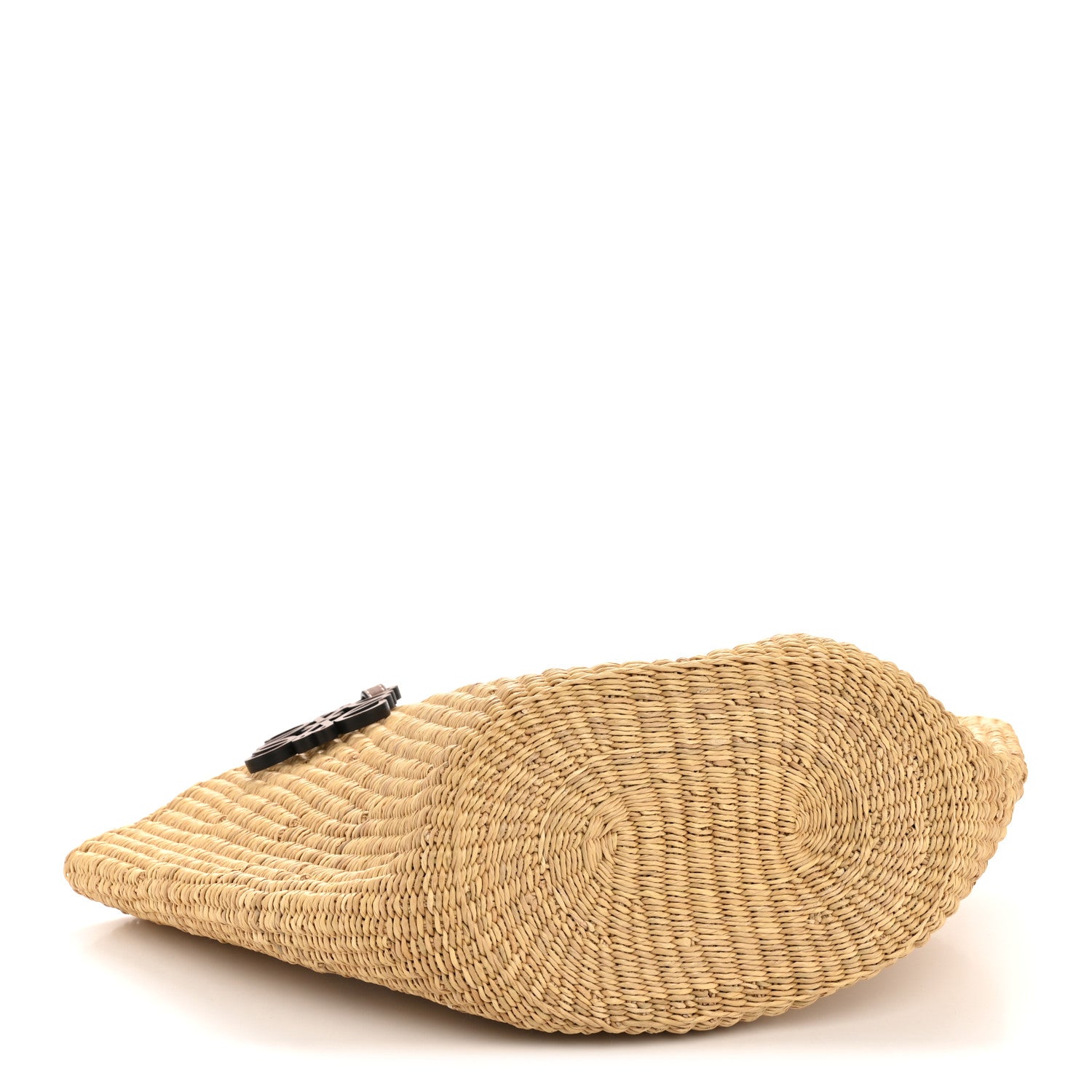 Loewe Calfskin Raffia Paulas Ibiza Small Basket Tote Bag Natural Pecan 4 of 12