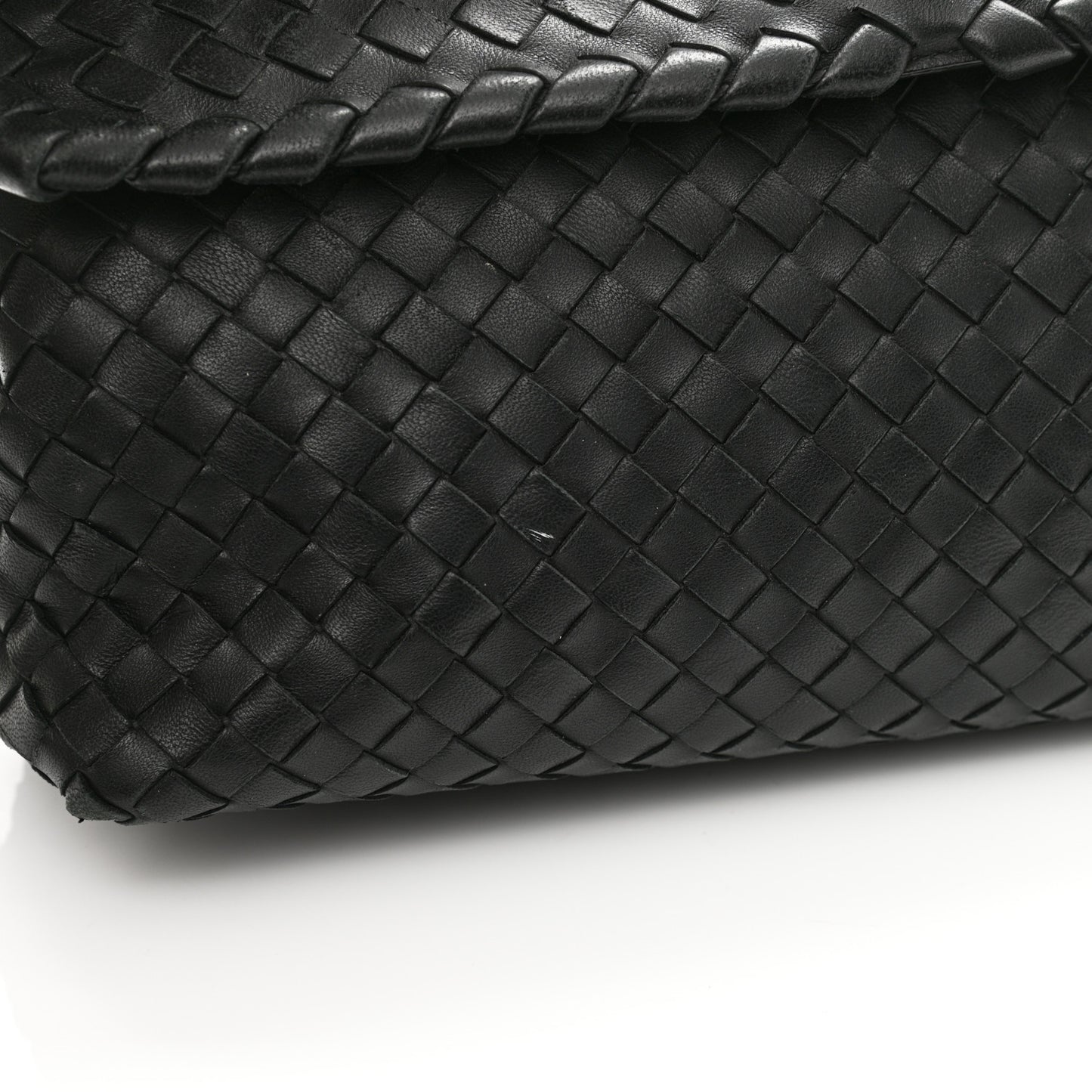 Nappa Intrecciato Large Olimpia Bag Black