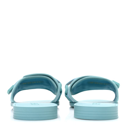 Christian Dior Technical Stretch Fabric Dio(r)evolution Slide Sandals 41 White Sky Blue 6 of 10