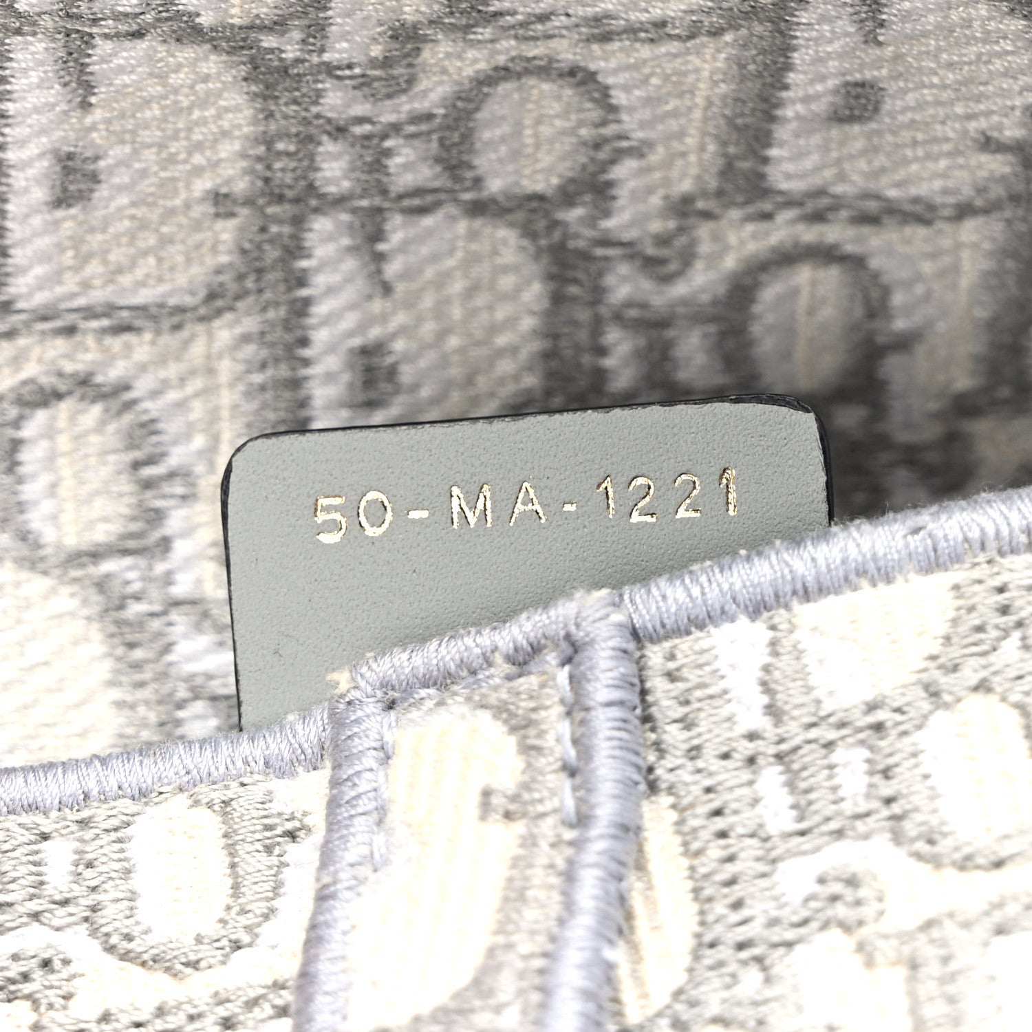 Christian Dior Oblique Saddle Belt Bag Grey 7 of 9