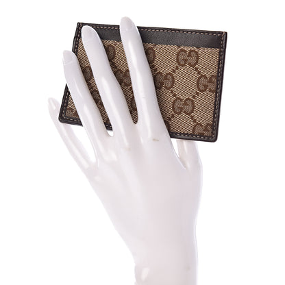 Gucci GG Monogram Card Holder Dark Brown 2 of 6