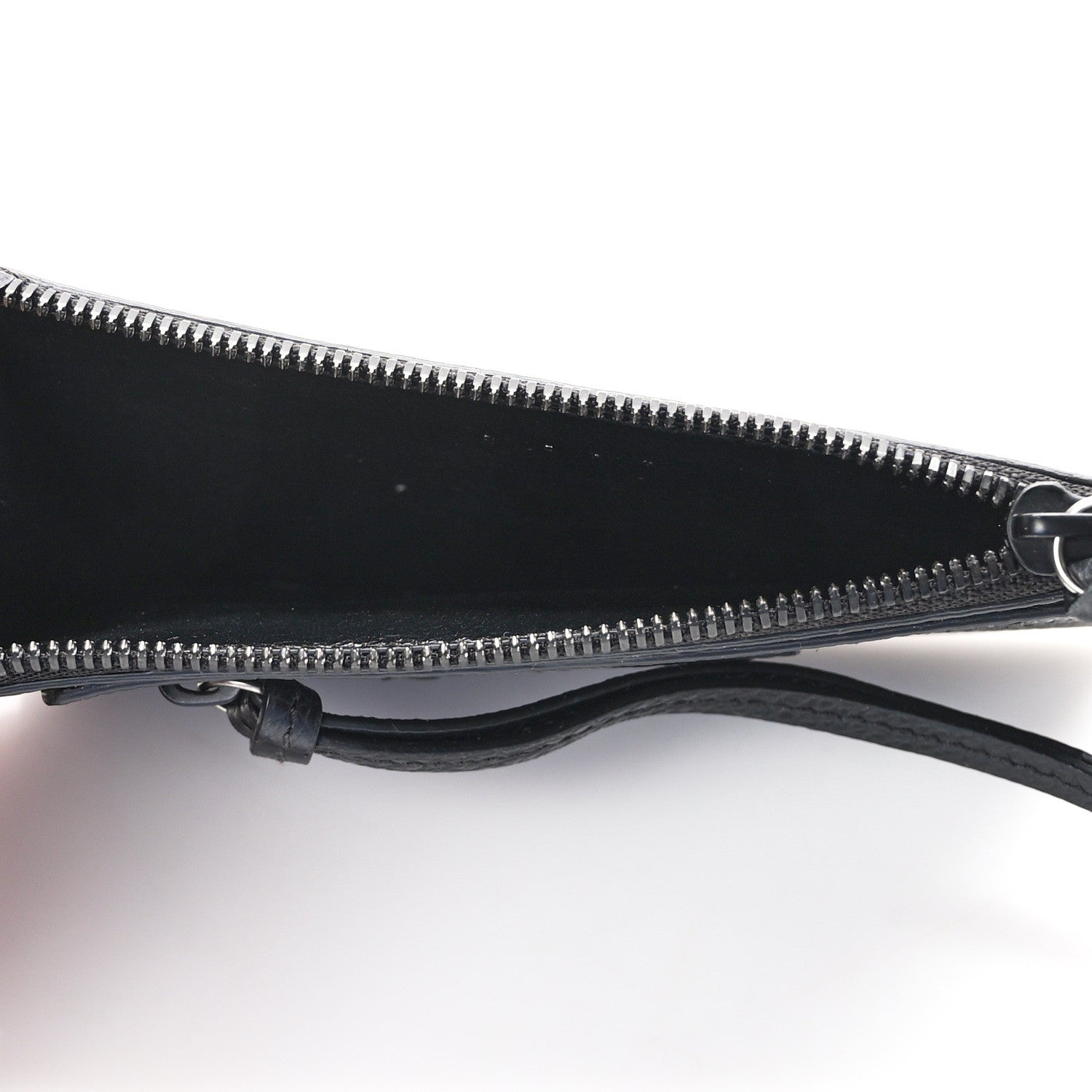 Balenciaga Grained Calfskin Monochrome Neo Classic Brass Hardware Long Coin Case Card Holder Black 5 of 8