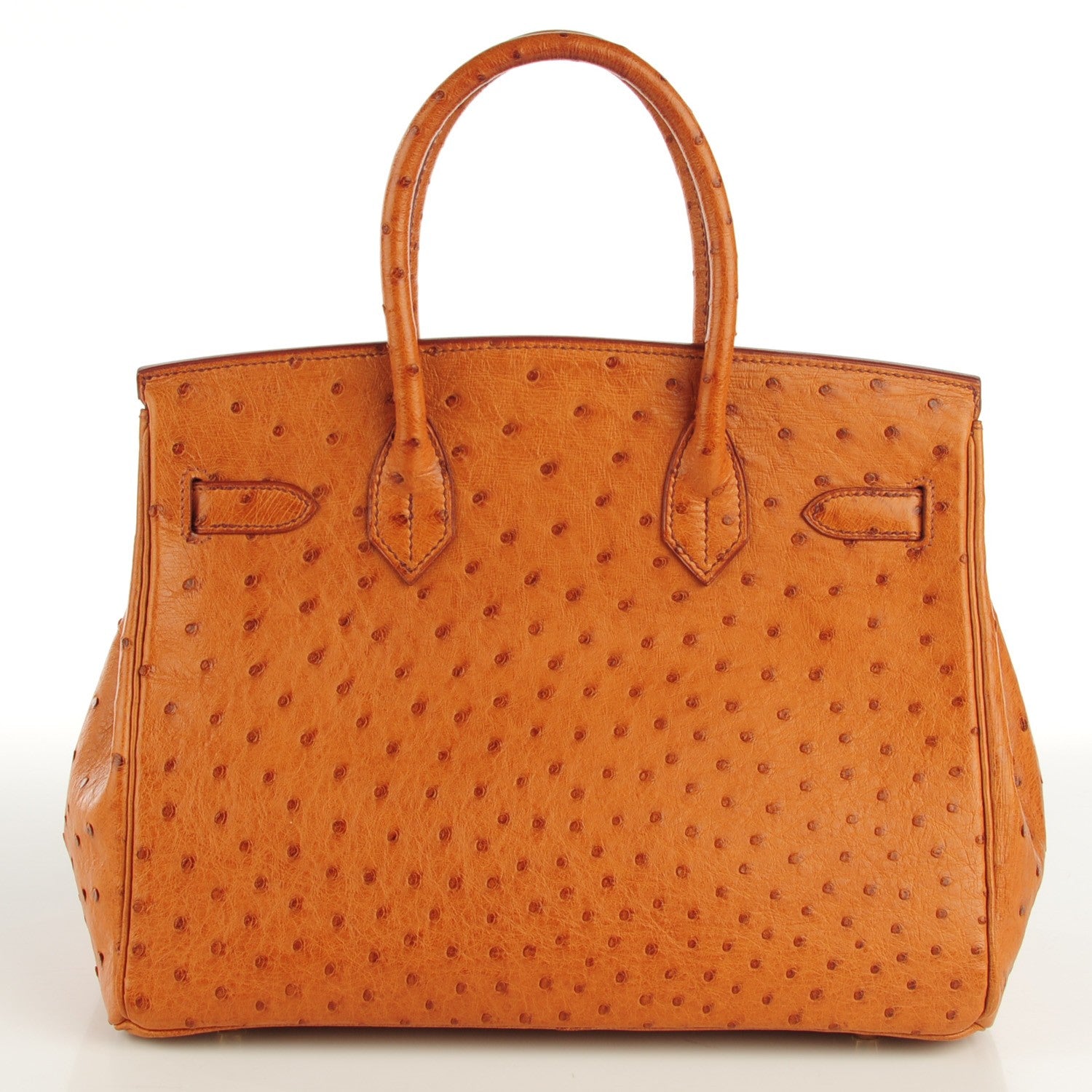 Hermes Ostrich Birkin 30 Gold 14 of 17