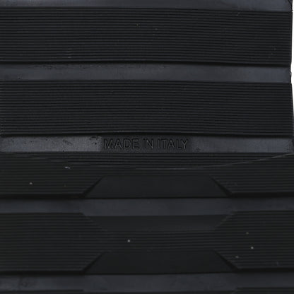 Chanel Shiny Lambskin Quilted Lace Up Combat Boots 36.5 Black 8 of 12