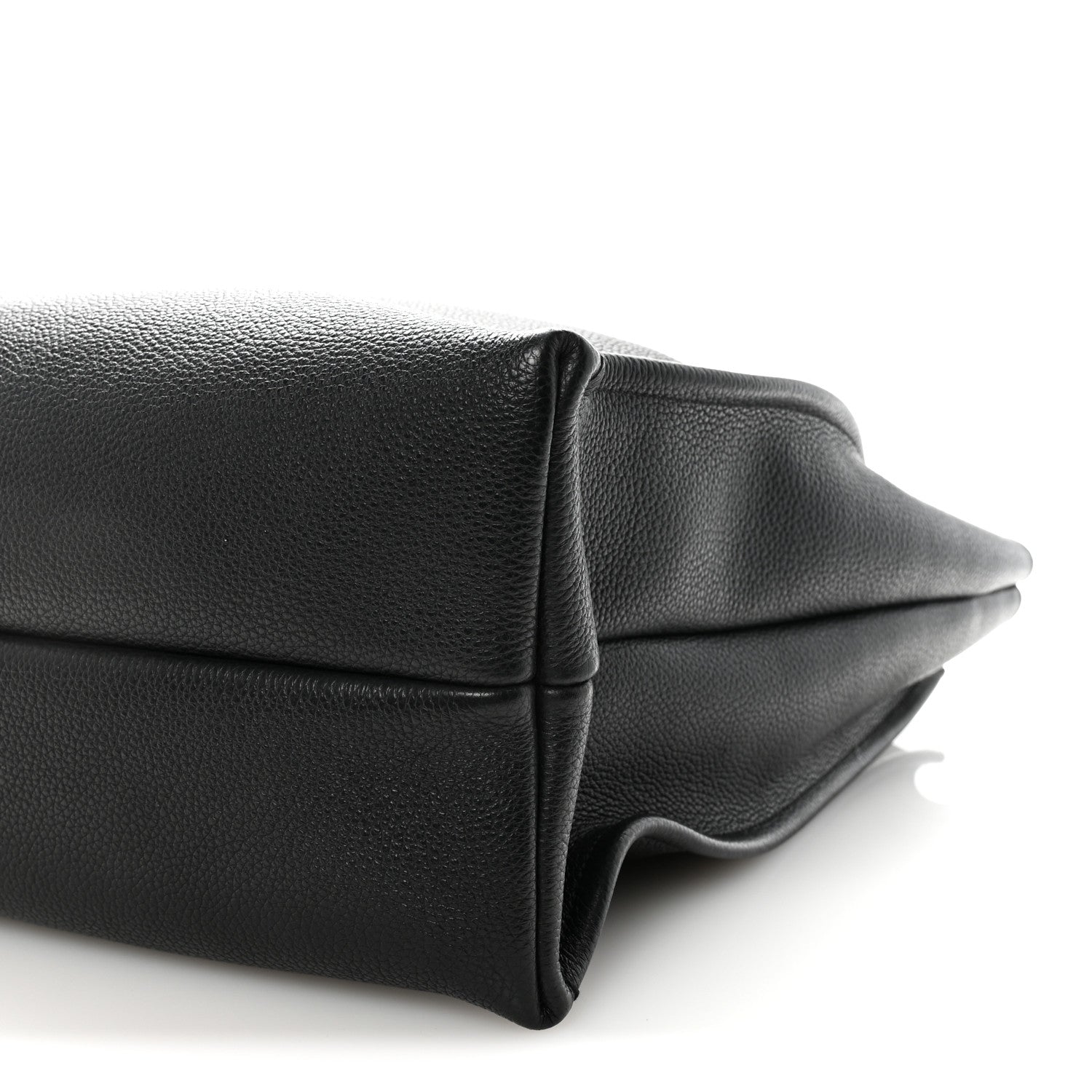 Salvatore Ferragamo Calfskin Maxi Gancini Tote Black 9 of 9