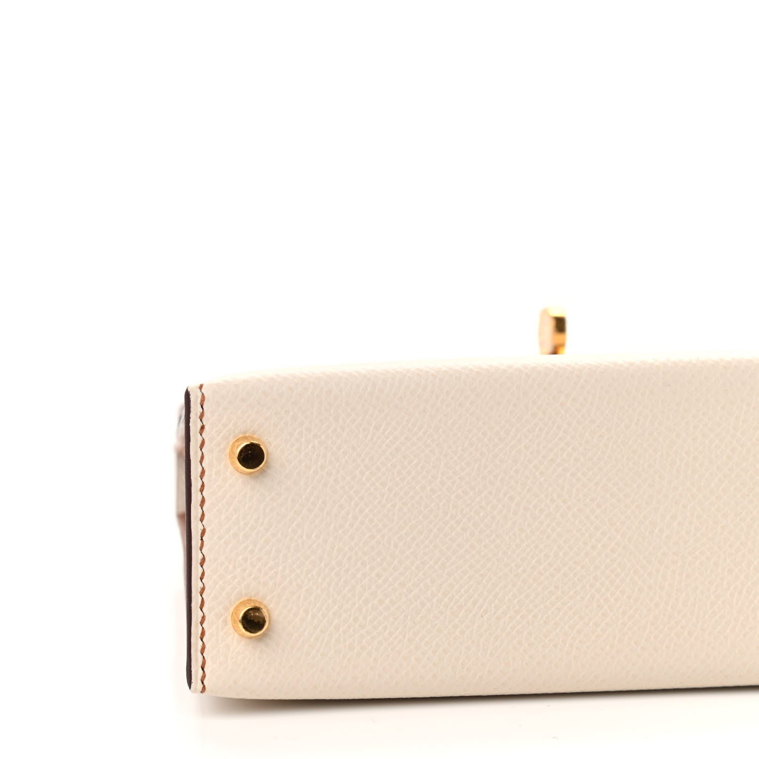 Hermes Epsom Horseshoe Mini Kelly Sellier 20 Nata Gold 7 of 8